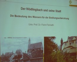 WASSER DES LEBENS - Florin Florineth: Der Mdlingbach und seine Stadt  Kunst im Karner - St, Othmar