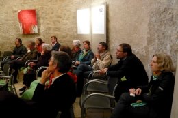 Werkeinfhrung Hermann Nitsch mit Prof. Wolfgang Denk  Kunst im Karner