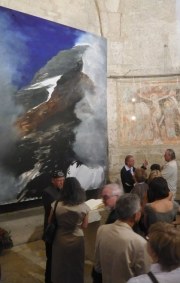 Vernissage: Ich hebe meine Augen auf zu den Bergen – Bilder von Herbert Brandl © Kunst im Karner