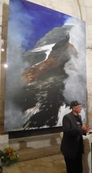 Vernissage: Ich hebe meine Augen auf zu den Bergen – Bilder von Herbert Brandl © Kunst im Karner