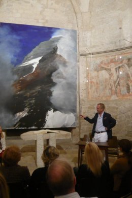 Ich hebe meine Augen auf zu den Bergen – Finissage - Gedanken zum Maler Herbert Brandl © Kunst im Karner
