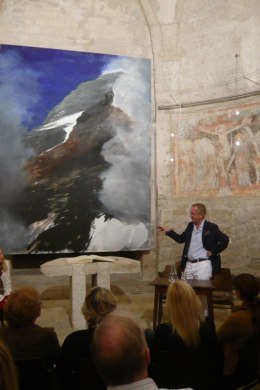 Ich hebe meine Augen auf zu den Bergen  Finissage - Gedanken zum Maler Herbert Brandl  Kunst im Karner