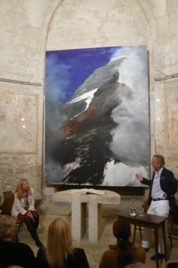 Ich hebe meine Augen auf zu den Bergen – Finissage - Gedanken zum Maler Herbert Brandl © Kunst im Karner