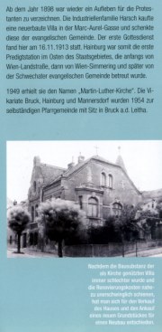 Folder Martin-Luther-Kirche in Hainburg © http://evang-hainburg-bruck.at