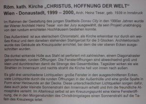 Heilige Rume? - Moderne Sakralbauten / Moderne Sakralrume im liturgischen Gebrauch  Kunst im Karner