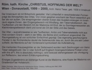 Heilige Räume? - Moderne Sakralbauten / Moderne Sakralräume im liturgischen Gebrauch © Kunst im Karner