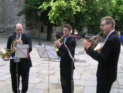 Vernissage - Horntrio "con spirito" © Kunst im Karner - St. Othmar