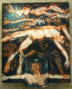 "So war es" 1995 © Adolf Frohner - Kunst im Karner - St. Othmar