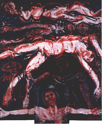"So war es" 1995 © Adolf Frohner - Kunst im Karner - St. Othmar