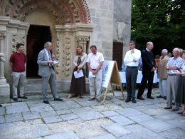 Hubert Rinner spricht fr den Rotary Club Mdling @ Kunst im Karner - St. Othmar