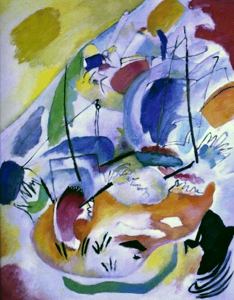 Abstrakte Kunst: Improvisation Nr. 31, 1913  @ Wassily Kandinski 