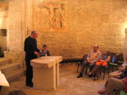 Pfarrer Klaus Heine & Richard Posch "Das Du Gottes" ökumenischer Dialog über menschliche und göttliche Begegnungen mit biblischen Beispielen © Kunst im Karner - St. Othmar
