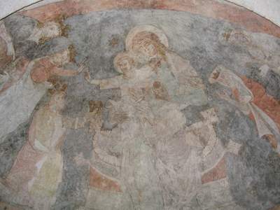 Fresco, Maria mit Kind