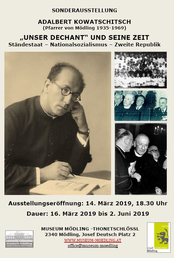 Plakat Sonderausstellung Kowatschitsch 2019