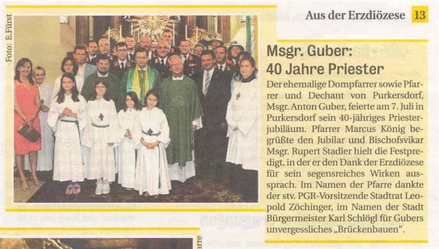 Msgr. Anton Guber