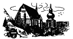 Kirche und Karner in Mödling