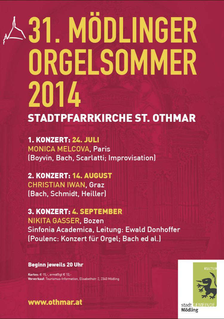 Mdlinger Orgelsommer 2014
