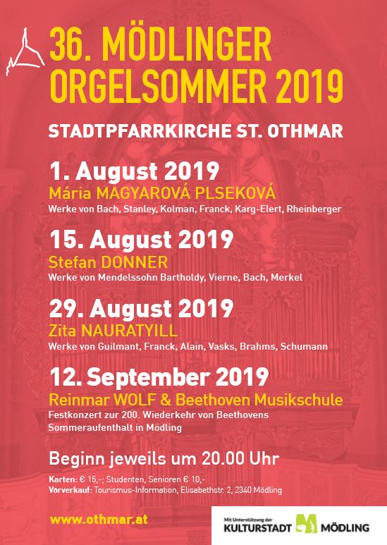 Mdlinger Orgelsommer 2019