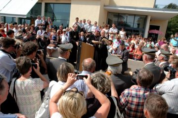 Lekcja historii na polskich dozynkach na Kahlenbergu 2008 - Polska Wspólnota w Parafii St. Othmar