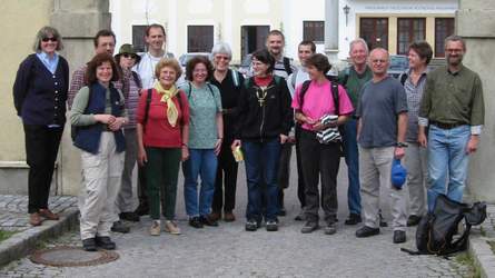 Die Wallfahrer vor dem Aufbruch