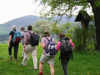 Unterwegs beim Peilstein vorbei