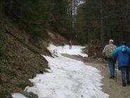 anstrengender und schwieriger Aufstieg aufs Gscheid