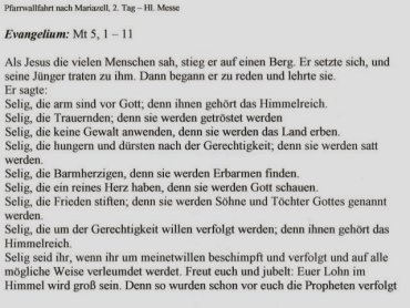 Pfarrwallfahrt 2005 - 2. Tag - zum Vergr��ern auf das Bild klicken