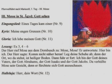 Pfarrwallfahrt 2005 - 3. Tag - zum Vergr��ern auf das Bild klicken