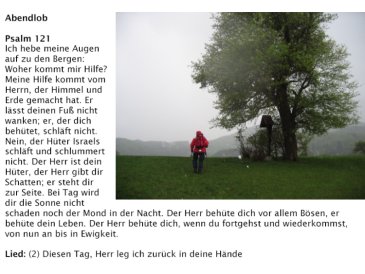 Aus Wallfahrerhefterl - Pfarrwallfahrt nach Mariazell 2006 � B�rbl Metz - Pfarre St. Othmar in M�dling