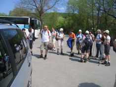 Start in Heiligenkreuz - Fu�wallfahrt nach Mariazell 2007 � Pfarre St. Othmar in M�dling