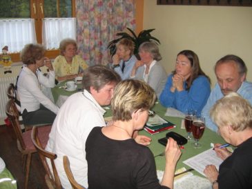 Abendessen im Furtnerhof auf der Haselrast - Fu�wallfahrt nach Mariazell 2008 � Pfarre St. Othmar in M�dling