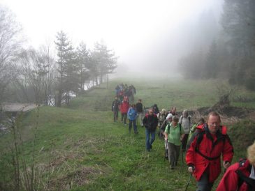Zellerbach, vor Rohr - Fu�wallfahrt nach Mariazell 2008 � Pfarre St. Othmar in M�dling