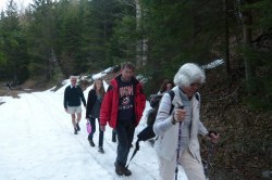 T�mpl - und wieder Schnee  <> Fusswallfahrt nach Mariazell 2009 � Pfarre St. Othmar in M�dling