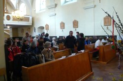 Sonntagsmesse "Jesu ist mein Freund" in der Pfarrkirche in St. Aegyd  <> Fusswallfahrt nach Mariazell 2009 � Pfarre St. Othmar in M�dling