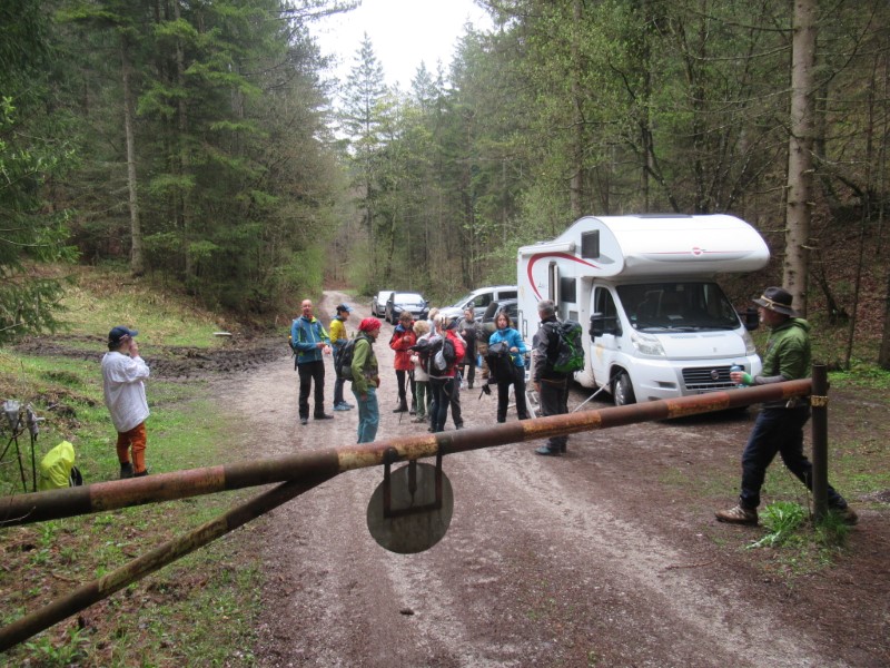 Labestation vor dem Aufstieg